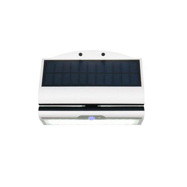 Aplique exterior solar MACAPA, con interruptor integrado, sensor de movimiento y oscuridad 5W  1x 390lm, 4000K IP44