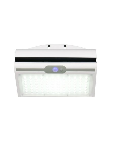 Aplique exterior solar MACAPA, con interruptor integrado, sensor de movimiento y oscuridad 5W  1x 390lm, 4000K IP44