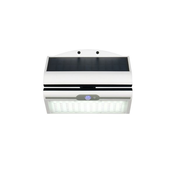 Aplique exterior solar MACAPA, con interruptor integrado, sensor de movimiento y oscuridad 5W  1x 390lm, 4000K IP44