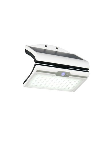Aplique exterior solar MACAPA, con interruptor integrado, sensor de movimiento y oscuridad 5W  1x 390lm, 4000K IP44