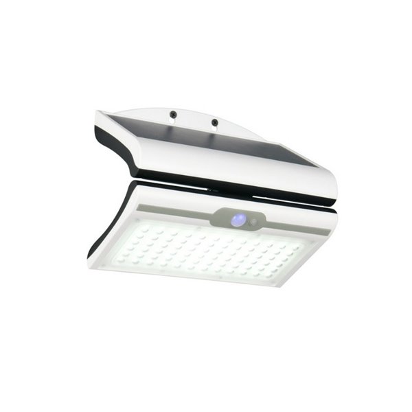Aplique exterior solar MACAPA, con interruptor integrado, sensor de movimiento y oscuridad 5W  1x 390lm, 4000K IP44