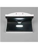 Aplique exterior solar MACAPA, con interruptor integrado, sensor de movimiento y oscuridad 5W  1x 390lm, 4000K IP44