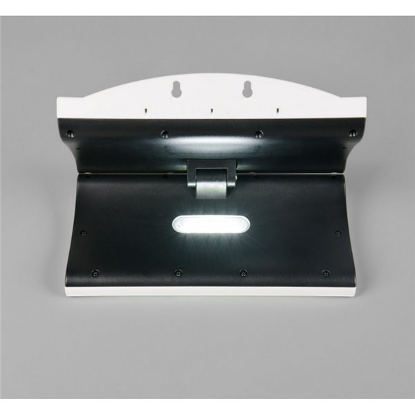 Aplique exterior solar MACAPA, con interruptor integrado, sensor de movimiento y oscuridad 5W  1x 390lm, 4000K IP44
