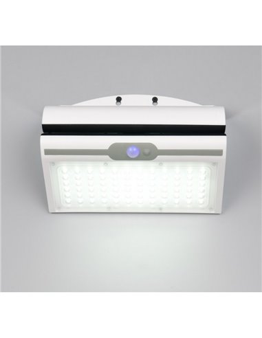 Aplique exterior solar MACAPA, con interruptor integrado, sensor de movimiento y oscuridad 5W  1x 390lm, 4000K IP44