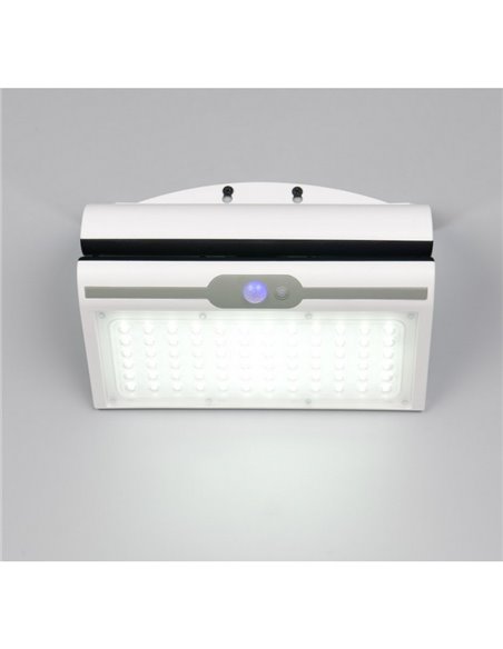 Aplique exterior solar MACAPA, con interruptor integrado, sensor de movimiento y oscuridad 5W  1x 390lm, 4000K IP44
