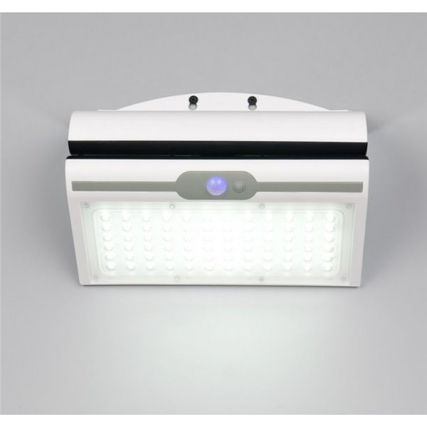 Aplique exterior solar MACAPA, con interruptor integrado, sensor de movimiento y oscuridad 5W  1x 390lm, 4000K IP44
