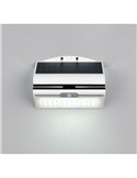 Aplique exterior solar MACAPA, con interruptor integrado, sensor de movimiento y oscuridad 5W  1x 390lm, 4000K IP44