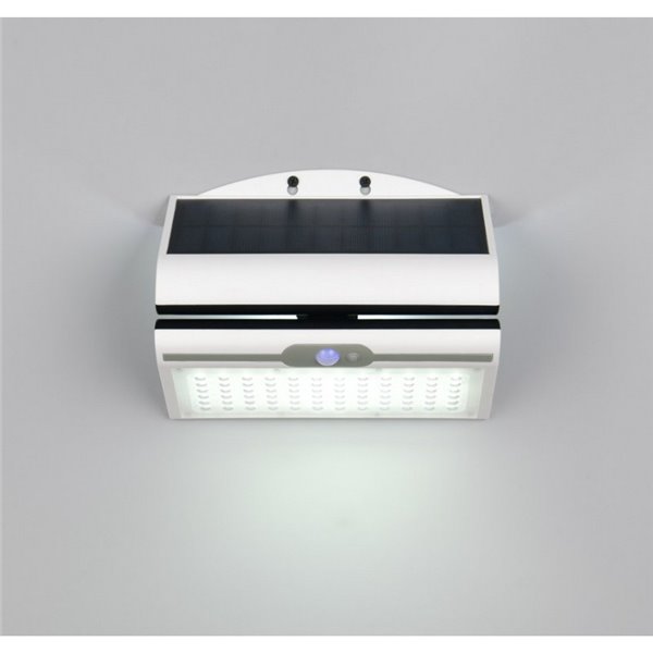 Aplique exterior solar MACAPA, con interruptor integrado, sensor de movimiento y oscuridad 5W  1x 390lm, 4000K IP44