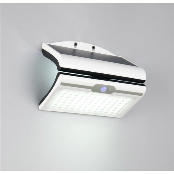 Aplique exterior solar MACAPA, con interruptor integrado, sensor de movimiento y oscuridad 5W  1x 390lm, 4000K IP44