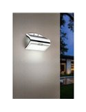 Aplique exterior solar MACAPA, con interruptor integrado, sensor de movimiento y oscuridad 5W  1x 390lm, 4000K IP44
