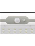 Aplique exterior solar MACAPA, con interruptor integrado, sensor de movimiento y oscuridad 5W  1x 390lm, 4000K IP44