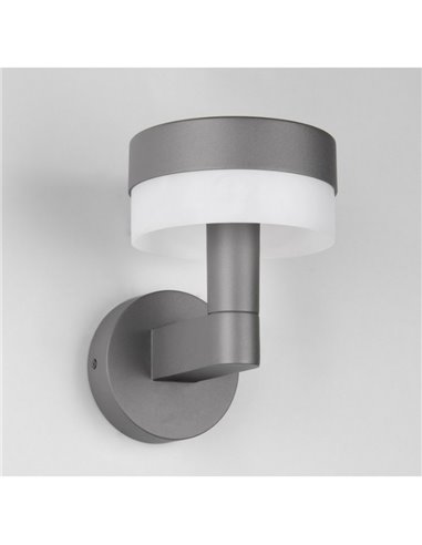 Aplique LED de pared MACKENZIE para exterior, estilo farol moderno 8W 800lm, 3000K IP44