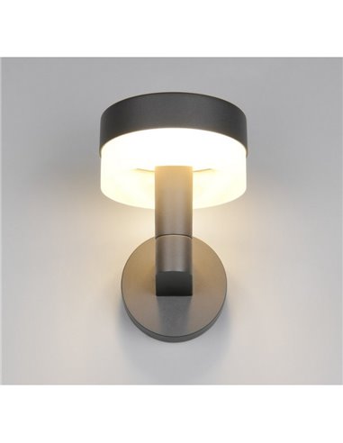 Aplique LED de pared MACKENZIE para exterior, estilo farol moderno 8W 800lm, 3000K IP44