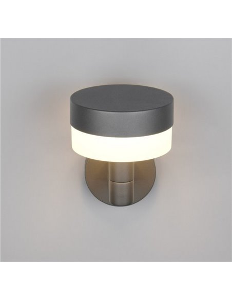 Aplique LED de pared MACKENZIE para exterior, estilo farol moderno 8W 800lm, 3000K IP44