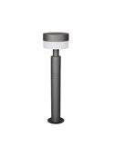 Poste LED de suelo MACKENZIE 50cm alto, aluminio fundido acabado antracita 8W 800lm, 3000K IP44