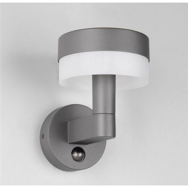 Aplique LED de pared MACKENZIE para exterior, con sensor de movimiento 8W 800lm, 3000K IP44