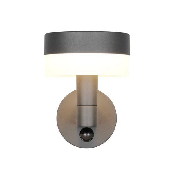 Aplique LED de pared MACKENZIE para exterior, con sensor de movimiento 8W 800lm, 3000K IP44