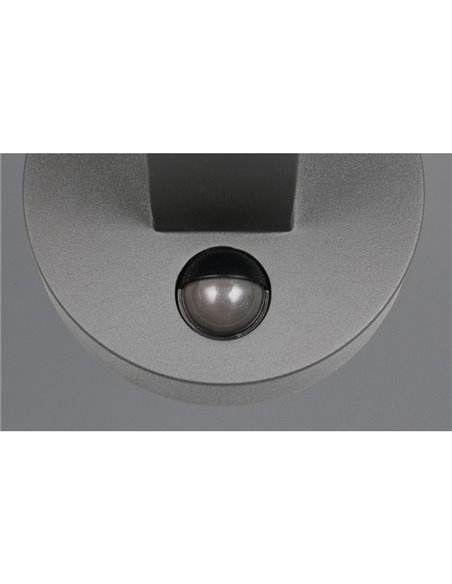 Luminária de parede externa LED MACKENZIE com sensor de movimento 8W 800lm, 3000K IP44