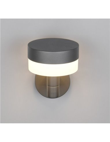 Aplique LED de pared MACKENZIE para exterior, con sensor de movimiento 8W 800lm, 3000K IP44
