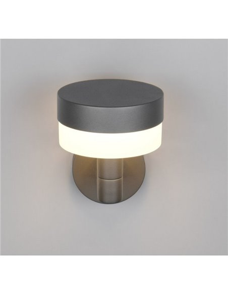 Aplique LED de pared MACKENZIE para exterior, con sensor de movimiento 8W 800lm, 3000K IP44