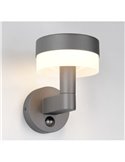 Aplique LED de pared MACKENZIE para exterior, con sensor de movimiento 8W 800lm, 3000K IP44
