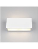 Aplique de pared MAYENNE alargado, luz arriba y abajo, bombilla excl. 2x E14 max. 10W IP44 Blanco