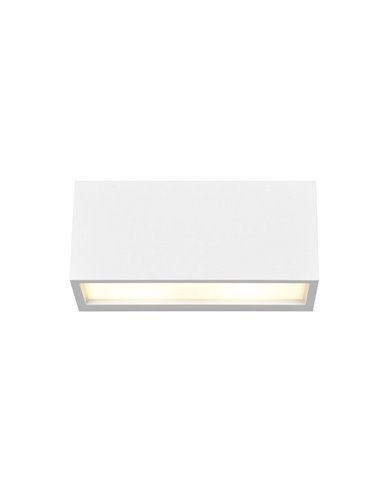 Aplique de pared MAYENNE alargado, luz arriba y abajo, bombilla excl. 2x E14 max. 10W IP44 Blanco