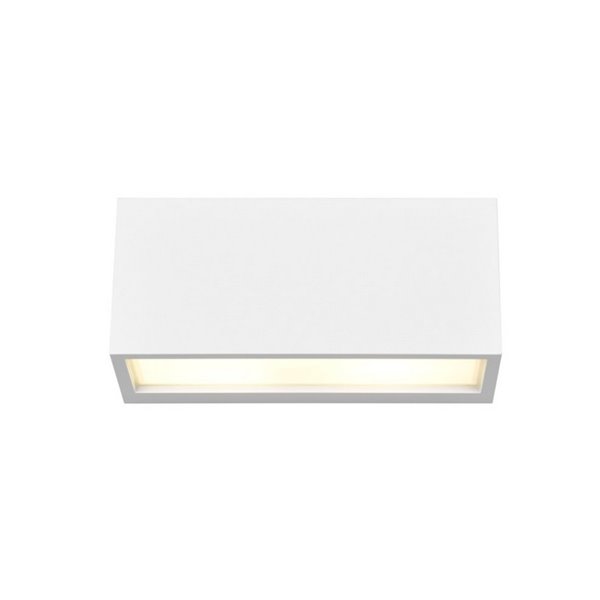 Aplique de pared MAYENNE alargado, luz arriba y abajo, bombilla excl. 2x E14 max. 10W IP44 Blanco