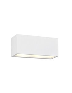 Aplique de pared MAYENNE alargado, luz arriba y abajo, bombilla excl. 2x E14 max. 10W IP44 Blanco