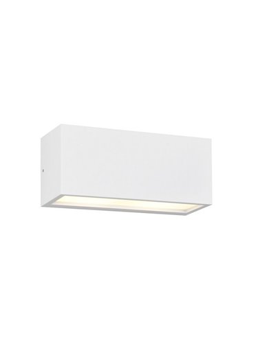 Applique allongée MAYENNE, éclairage haut et bas, ampoule exclue. 2x E14 max. 10W IP44 Blanc