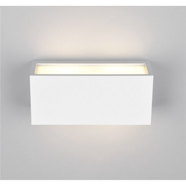 Aplique de pared MAYENNE alargado, luz arriba y abajo, bombilla excl. 2x E14 max. 10W IP44 Blanco