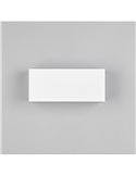 Aplique de pared MAYENNE alargado, luz arriba y abajo, bombilla excl. 2x E14 max. 10W IP44 Blanco