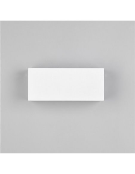 Applique allongée MAYENNE, éclairage haut et bas, ampoule exclue. 2x E14 max. 10W IP44 Blanc