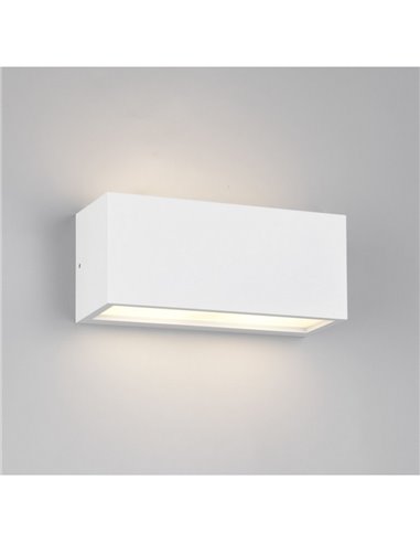 Aplique de pared MAYENNE alargado, luz arriba y abajo, bombilla excl. 2x E14 max. 10W IP44 Blanco