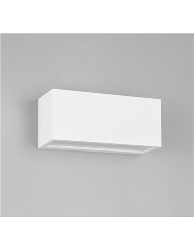 Aplique de pared MAYENNE alargado, luz arriba y abajo, bombilla excl. 2x E14 max. 10W IP44 Blanco