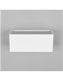 Aplique de pared MAYENNE alargado, luz arriba y abajo, bombilla excl. 2x E14 max. 10W IP44 Blanco