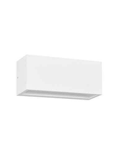Aplique de pared MAYENNE alargado, luz arriba y abajo, bombilla excl. 2x E14 max. 10W IP44 Blanco