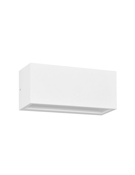 Aplique de pared MAYENNE alargado, luz arriba y abajo, bombilla excl. 2x E14 max. 10W IP44 Blanco