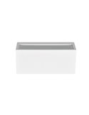 Aplique de pared MAYENNE alargado, luz arriba y abajo, bombilla excl. 2x E14 max. 10W IP44 Blanco