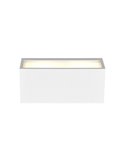 Aplique de pared MAYENNE alargado, luz arriba y abajo, bombilla excl. 2x E14 max. 10W IP44 Blanco