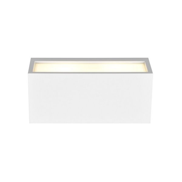 Aplique de pared MAYENNE alargado, luz arriba y abajo, bombilla excl. 2x E14 max. 10W IP44 Blanco