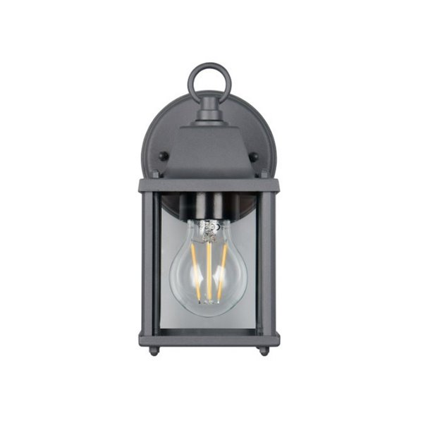 Aplique de pared estilo farolillo MIRANDE bombilla excl. 1x E27 max. 40W IP23 Antracita