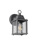 Aplique de pared estilo farolillo MIRANDE bombilla excl. 1x E27 max. 40W IP23 Antracita