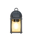 Aplique de pared estilo farolillo MIRANDE bombilla excl. 1x E27 max. 40W IP23 Antracita