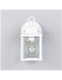 Applique d'extérieur style lanterne MIRANDE, ampoule exclue. 1x E27 max. 40W IP23 Blanc