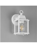 Aplique estilo farollilo MIRANDE para exterior, bombilla excl. 1x E27 max. 40W IP23 Blanco