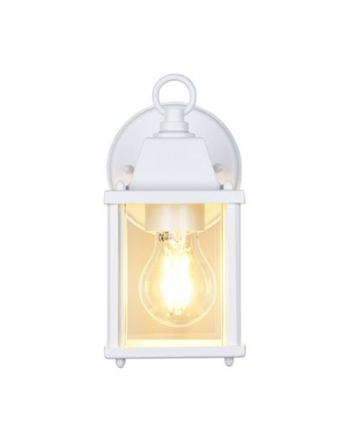 Luminária de parede externa estilo lanterna MIRANDE, lâmpada excl. 1x E27 máx. 40W IP23 Branco