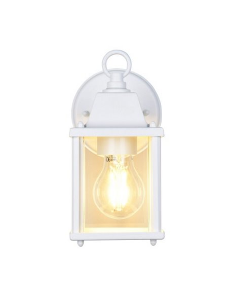 Aplique estilo farollilo MIRANDE para exterior, bombilla excl. 1x E27 max. 40W IP23 Blanco