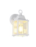 Applique d'extérieur style lanterne MIRANDE, ampoule exclue. 1x E27 max. 40W IP23 Blanc