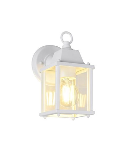 Aplique estilo farollilo MIRANDE para exterior, bombilla excl. 1x E27 max. 40W IP23 Blanco